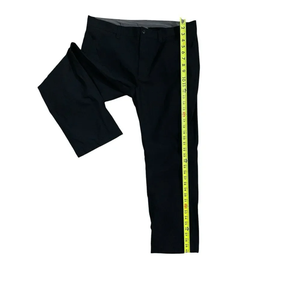Eddie Bauer Fleece Lined Pants‎ Size 38x30 Black Men's Hike Hunt